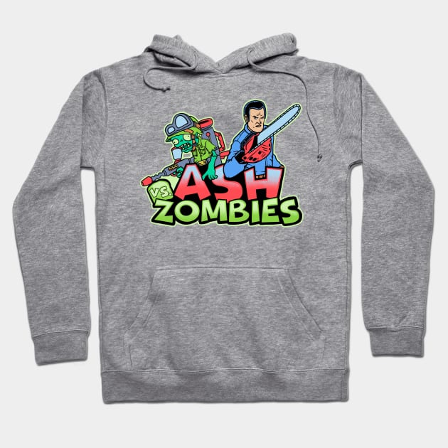 Ash vs Zombies Hoodie by nazumouse